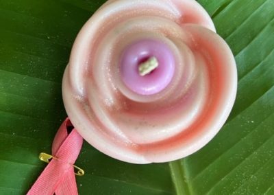 Bougie « La Rose d&rsquo;octobre »
